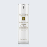 Eminence Organics Marine Flower Peptide Eye Cream on light blue background